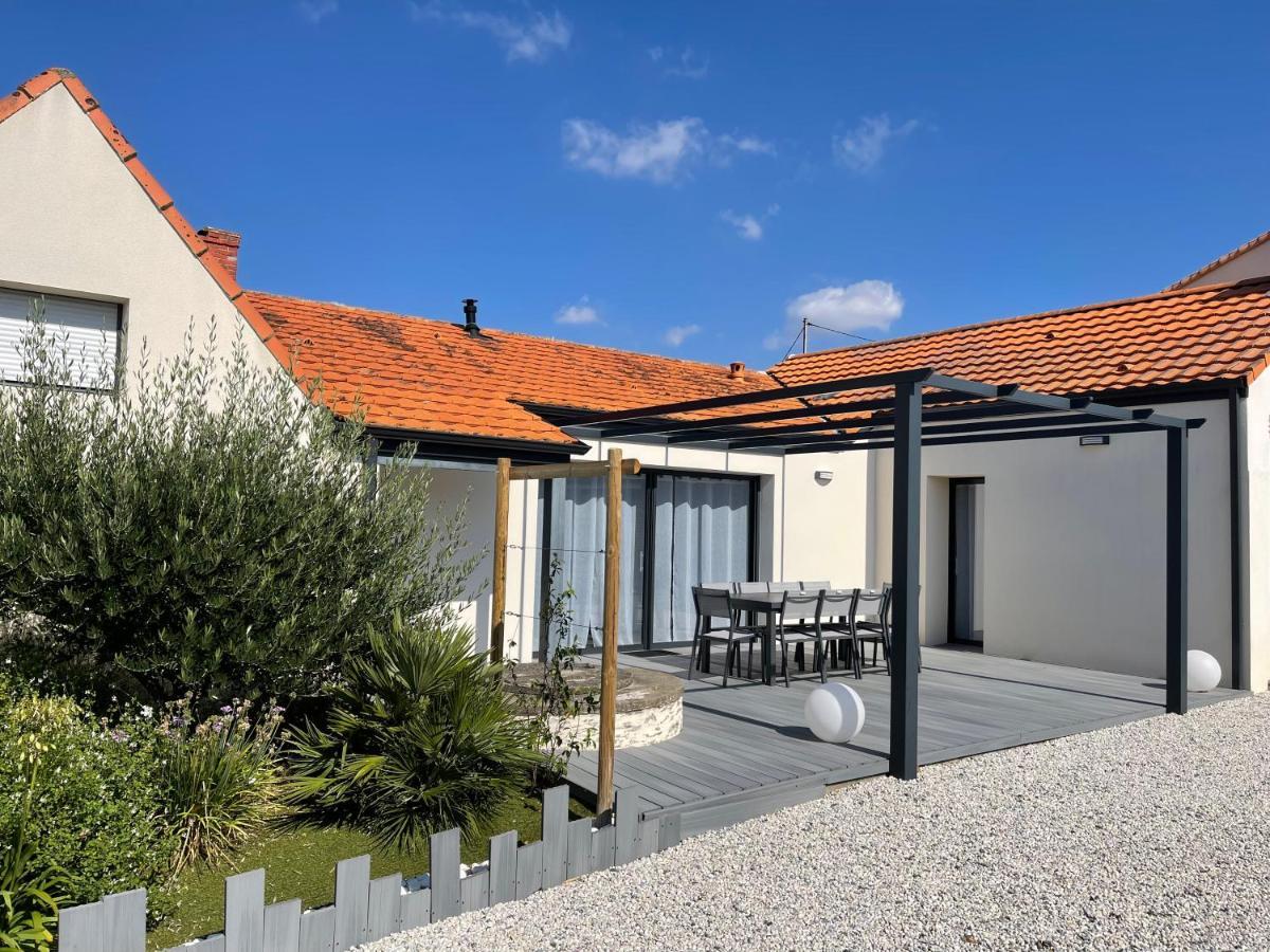 Maison moderne avec jardin à 750m de la mer Pornic Exterior foto